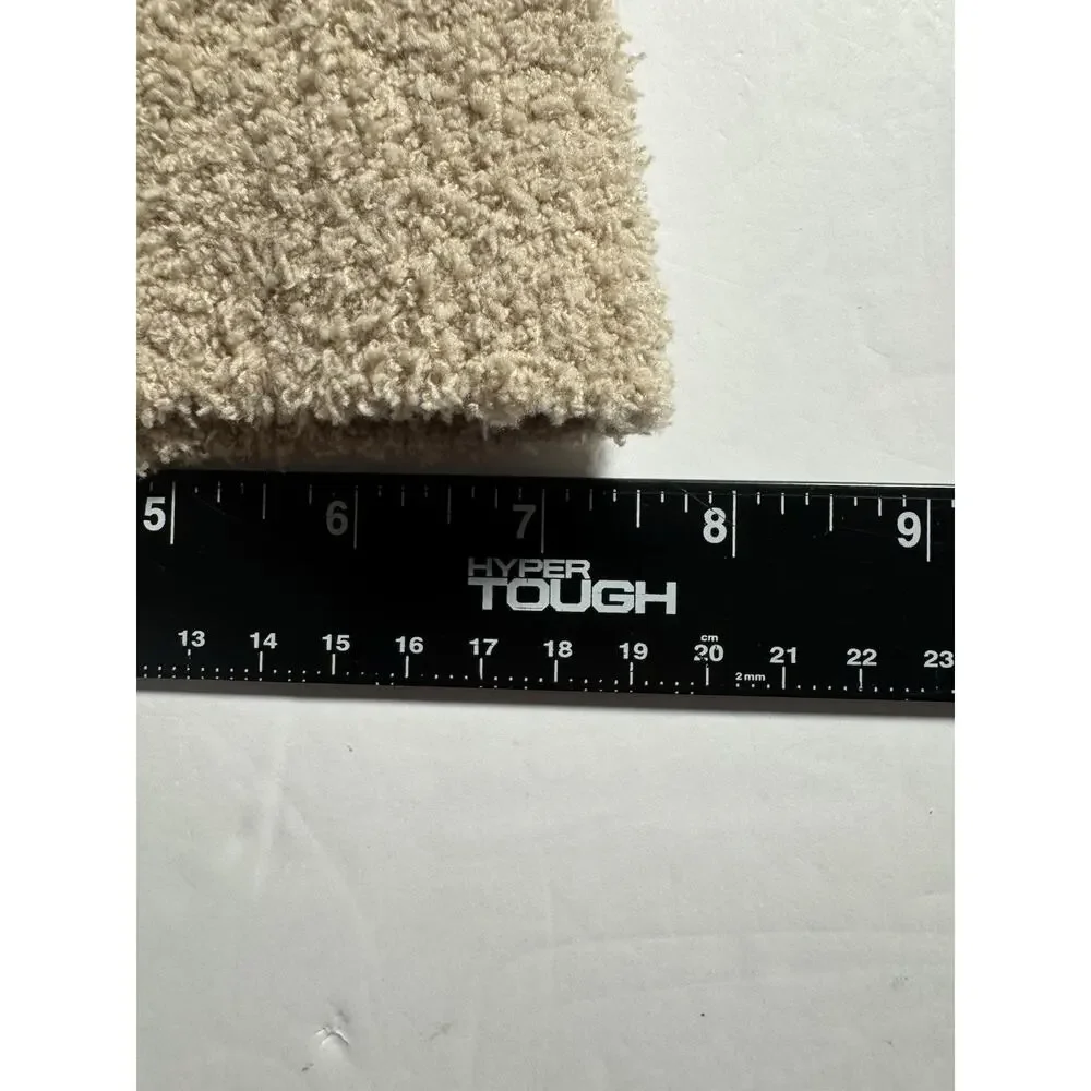 ComfyLuxe Kids Beige Fleece Beanie Winter Hat Soft Stretch One Size NWT